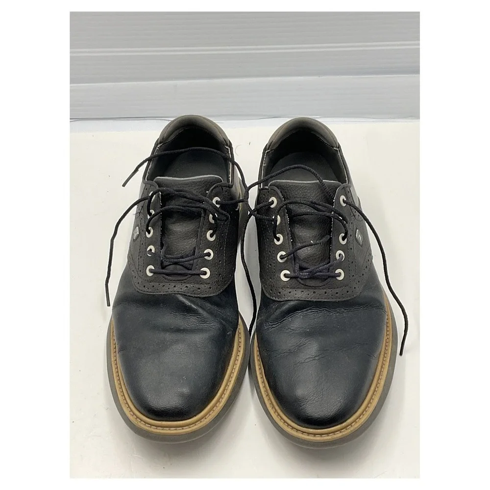 FootJoy Men's Golf Shoes‎ Black Leather Wingtip Size 10.5